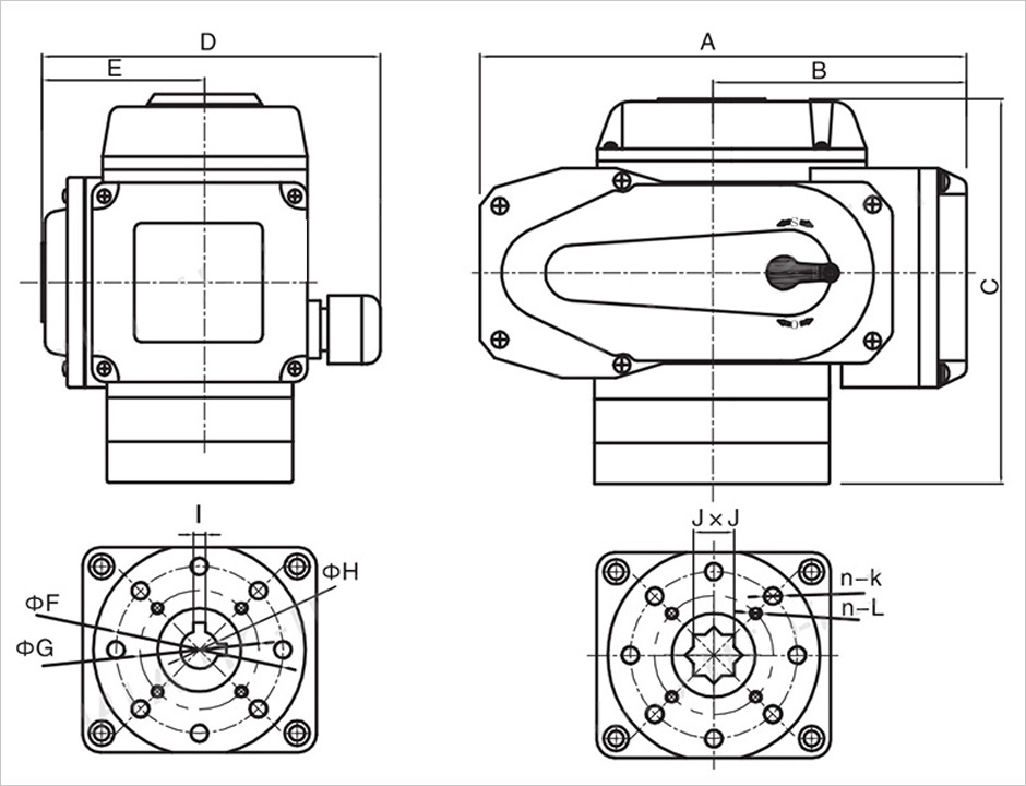 actuador electricos señal