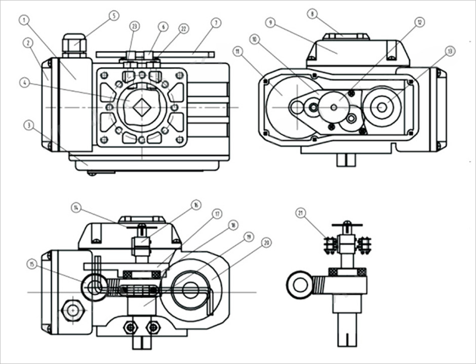 actuador electricos señal